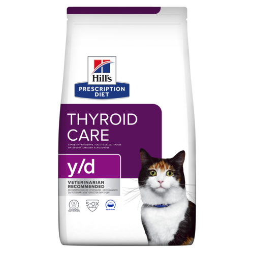 y/d | Hill's Prescription Diet בלוטת התריס לחתול 3 ק