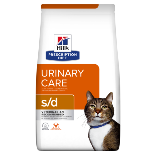 s/d | Hill's Prescription Diet הילס לחתול (עוף), 1.5 ק