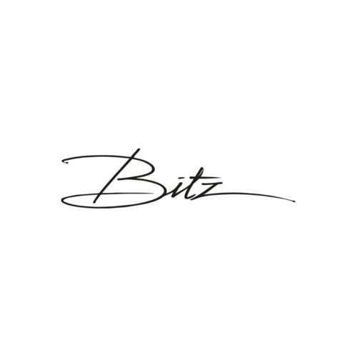 זוג כפות הגשה Bitz - שחור מט