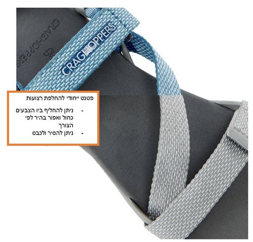 סנדלי טיולים Craghoppers Locke תכלת/אפור נשים