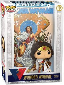 POP Comic Cover: Wonder Woman (Rebirth) On Throne Funko