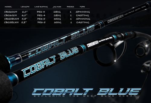 STORM Cobalt Blue - Spinning Rod JIGGING 350 g - מקל ג'יג סטורם קובאלט בלו