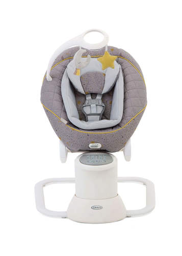 נדנדה משולבת טרמפולינה All Ways Soother Stargazer אפור Graco