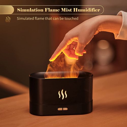 מפיץ ריח ארומטי אפקט להבה Diffuser with Flame Light