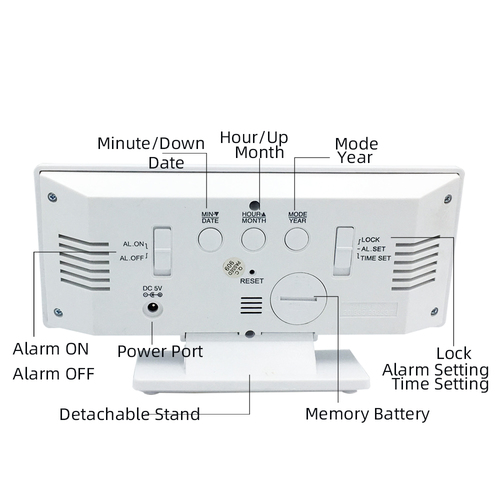 שעון שולחני דיגיטלי  RDE-NY-7441