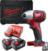 מברגת אימפקט 18V עם 2 סוללות 4Ah דגם Milwaukee M18BID