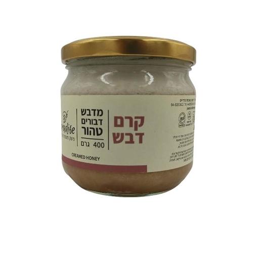 קרם דבש מדבש דבורים טהור 400 גר'