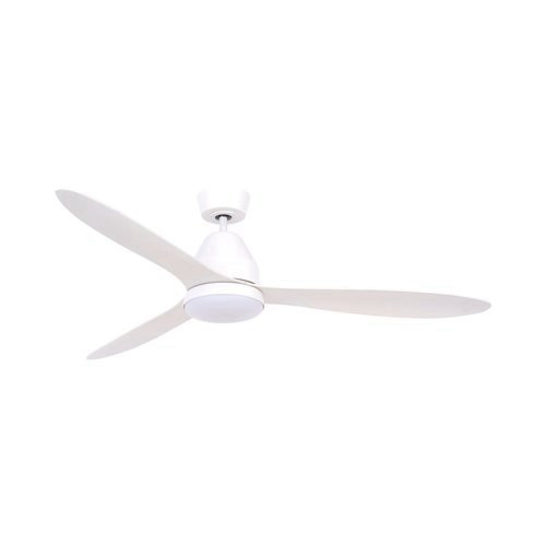 מאוורר תקרה לבן + לד 18W דגם WHITEHAVEN 