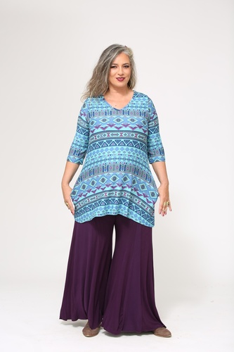 טוניקה מלו שרוול plus size