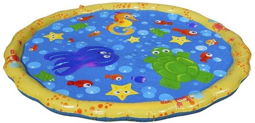 מזרקת מים לילדים בקוטר 1.37 מטר עם חיבור לצינור גינה - תמנון וחברים