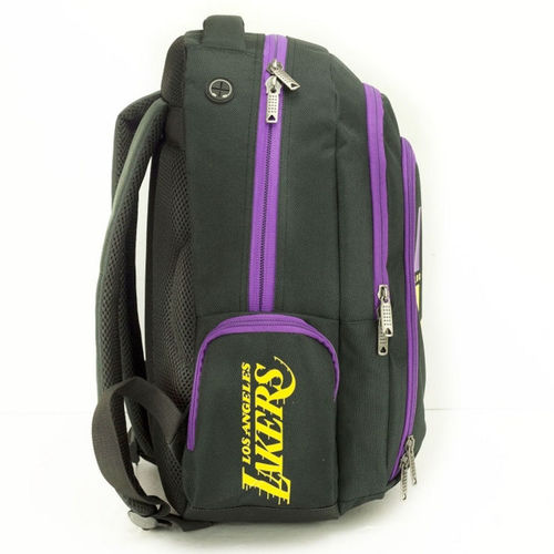 תיק גב NBA בנפח 30 ליטר בצבע סגול עם כיתוב LAL - LOS ANGELES LAKERS