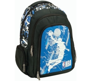 תיק גב NBA בנפח 30 ליטר עם איור מדליק בצבע כחול