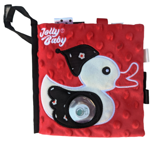 ספר תחושות דו-לשוני עם תגיות, מראה ורצועת תליה - גילויים בחווה