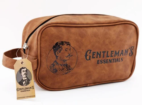תיק כלי רחצה לגבר בסגנון וינטג' Gentleman's Essentials
