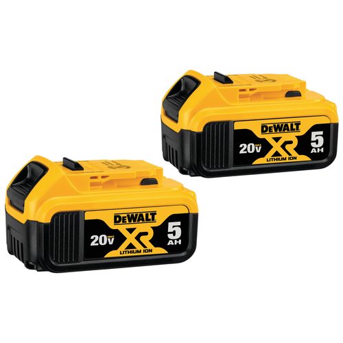 זוג סוללות 5.0Ah דיוולט DeWALT 18V Max