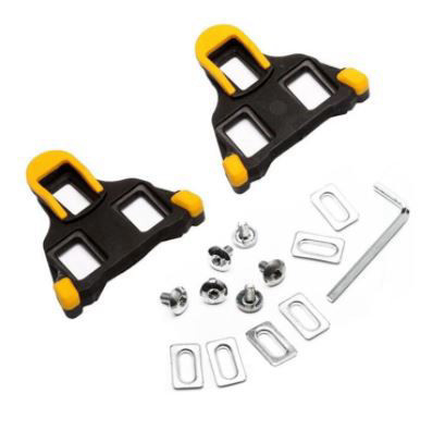 קליטים לנעלי רכיבת אופניים כביש SHIMANO SL CLEAT SET שחור-אדום