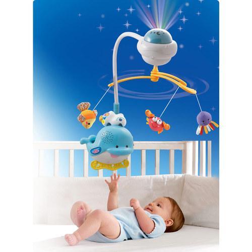 מוביל 2 ב 1 לוויתן עם 40 מנגינות, טיימר ומקרן תמונות תקרה