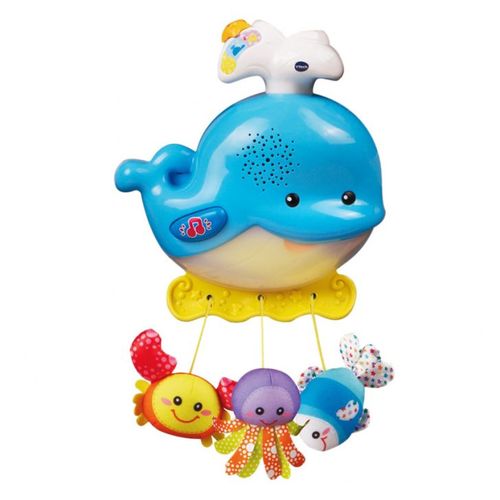 מוביל 2 ב 1 לוויתן עם 40 מנגינות, טיימר ומקרן תמונות תקרה