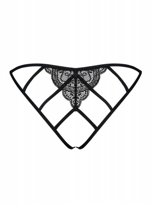 תחתון סקסי עם פתח לחדירה Miamor crochless thong 