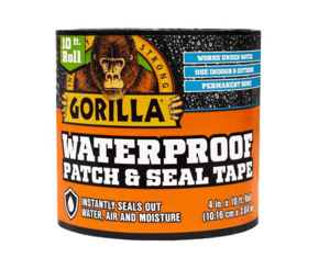 גורילה סרט אטימה והדבקה גמיש שחור Gorilla Waterproof Patch & Seal Tape