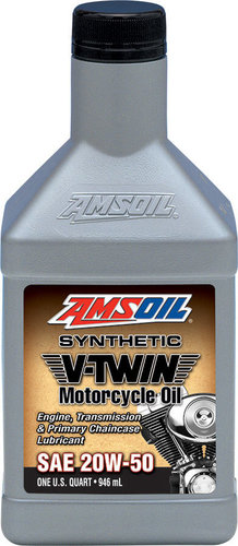 ‏שמן מנוע Amsoil V-Twin 20W-50 MCVQT | ‏0.946 ליטר