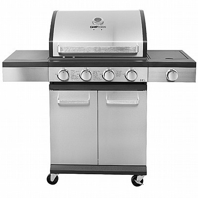 ‏גריל ‏גז 22684 גריל גז מקצועי 4 מבערים + כירת צד Camptown קמפטאון
