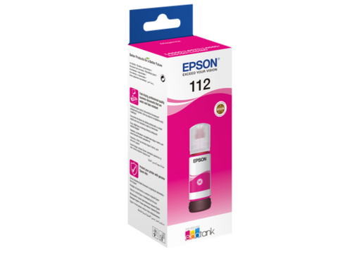 בקבוקון מילוי מקורי אדום Epson 112 C13T06C34A אפסון