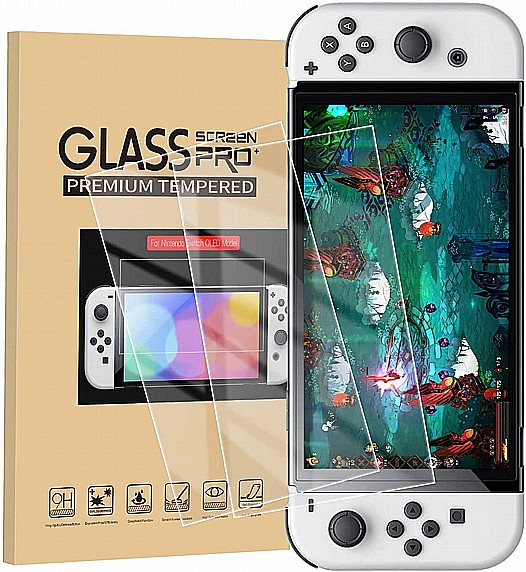 (10+1) NINTENDO SWITCH OLED מגן מסך זכוכית 