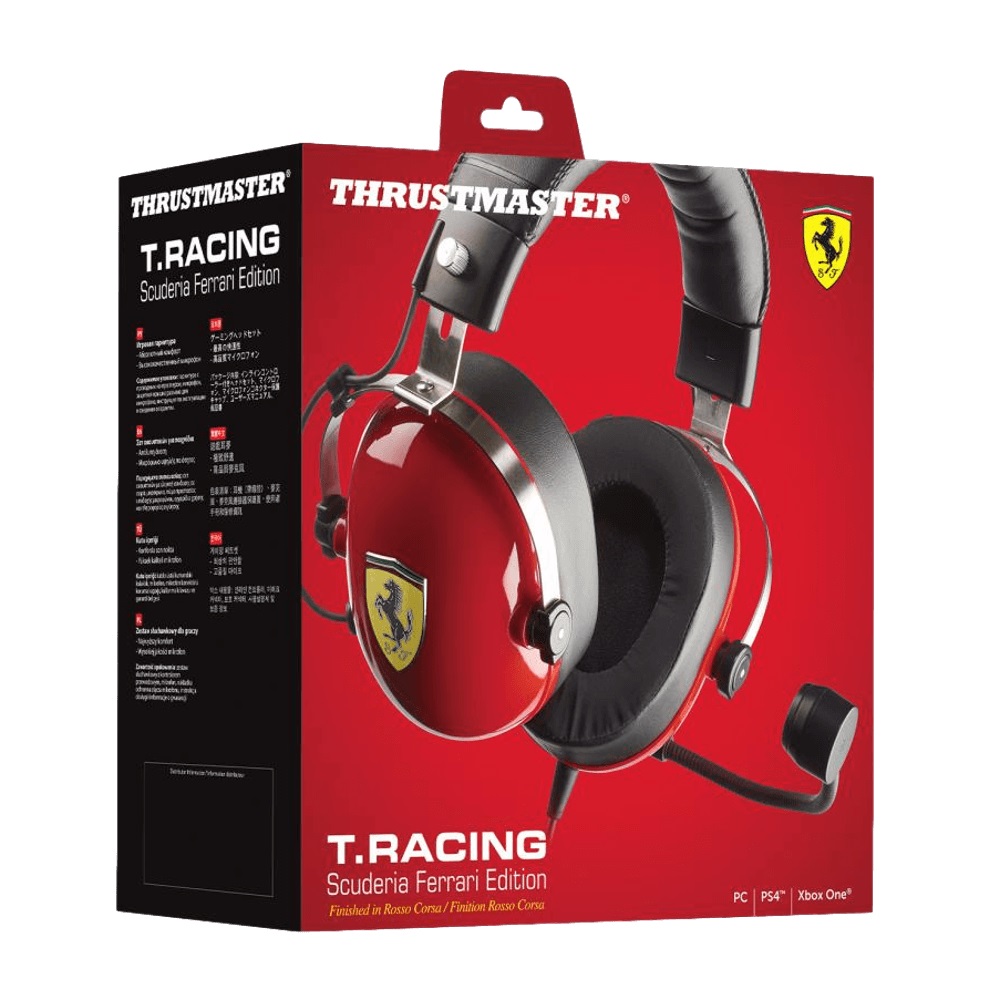 אוזניות  Thrustmaster T.Racing Scuderia Ferrari - יבואן רשמי 