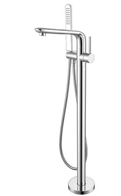 ברז אמבט מהרצפה FREESTANDING בגימור כרום, חמת 801822
