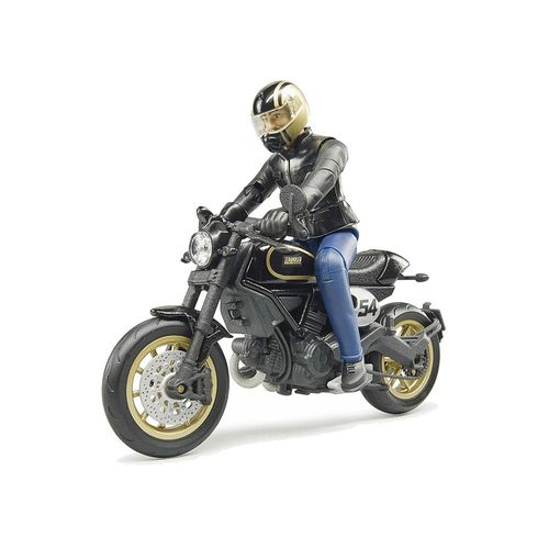 אופנוע  דוקאטי ונהג - BRUDER DUCATI DESERT 63050