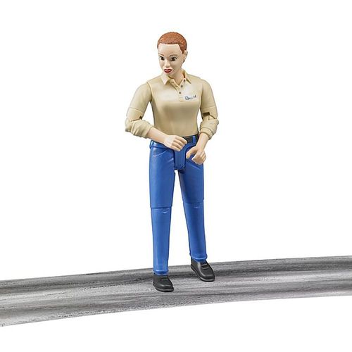 דמות בת שיער בהיר ג'ינס כחול - BWorld 60408