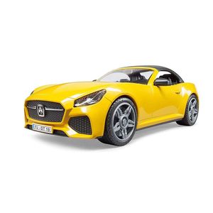 רכב רודסטר עם גג נפתח - Bruder Yellow Convertable Coupe 03480