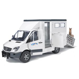 משאית מרצדס להובלת חיות - 02533 Bruder MB animal transporter