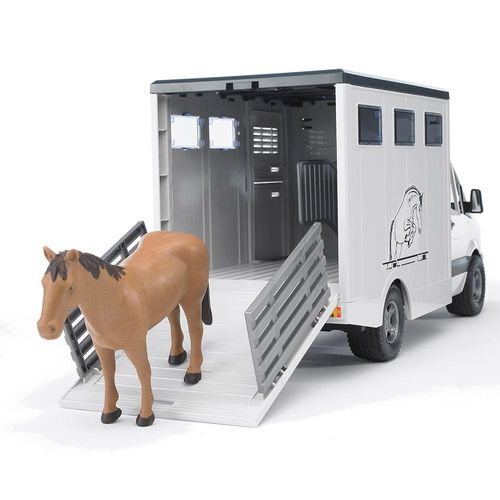 משאית מרצדס להובלת חיות - 02533 Bruder MB animal transporter