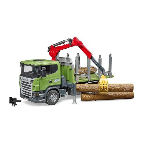 משאית בולי עץ סקניה - Bruder Scania Truck 03524