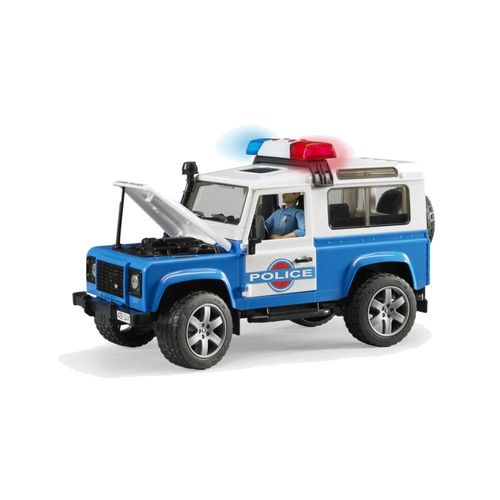 ג’יפ לנד רובר רכב משטרה + שוטר ואביזרים - 02595 Bruder