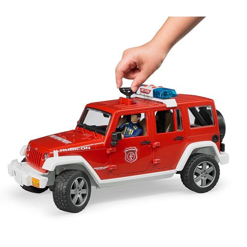 ג'יפ רנגלר רכב כיבוי + כבאי ואביזרים – BRUDER 2528