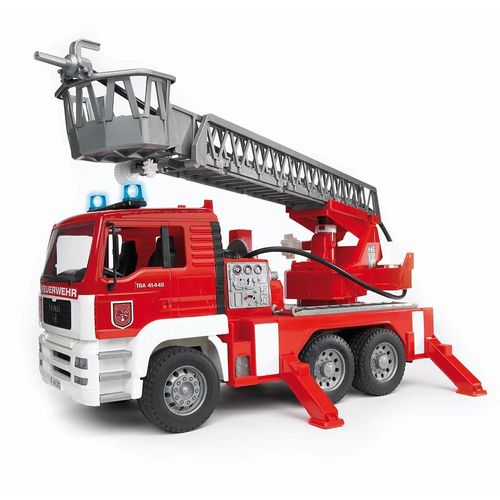 כבאית MAN מכבה אש עם סירנה - Bruder Fire Truck 02771