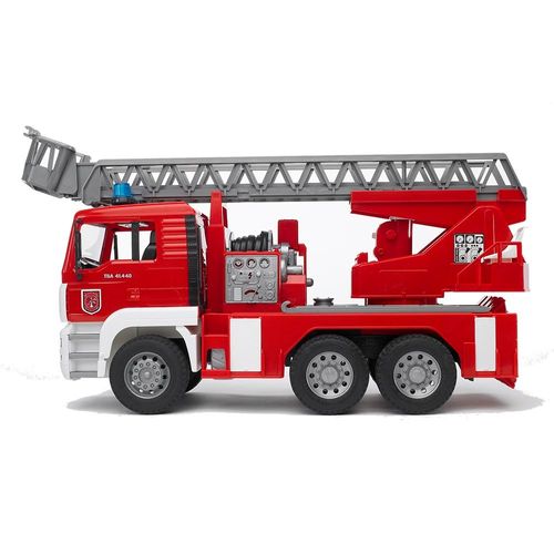כבאית MAN מכבה אש עם סירנה - Bruder Fire Truck 02771