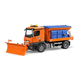 משאית מרצדס עם מפלסת בשלג - 03685 Bruder