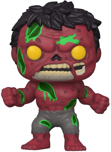 בובת פופ: Zombies Red Hulk - זומבי ענק אדום