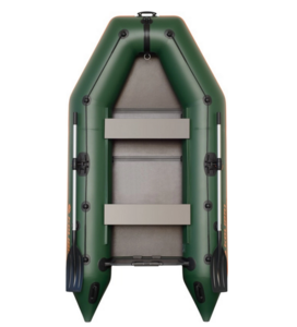 סירה מתנפחת מגומי ירוקה לדייג קוליברי KOLIBRI KM330