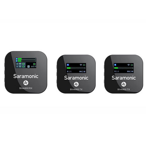 מערכת מיקרופונים דו ערוצית Saramonic Blink900 B2