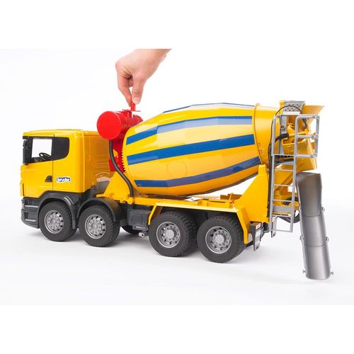 משאית סקניה מערבל בטון צהוב - 03554 Bruder