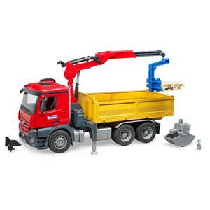 משאית משא + מנוף מרצדס - 03651 Bruder Mercedes