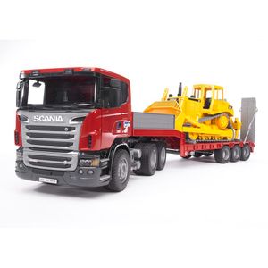 משאית סקניה טריילר - BRUDER  SCANIA D-9 03555