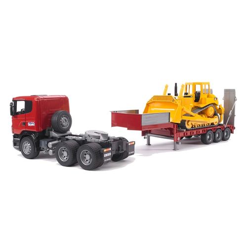 משאית סקניה טריילר - BRUDER  SCANIA D-9 03555