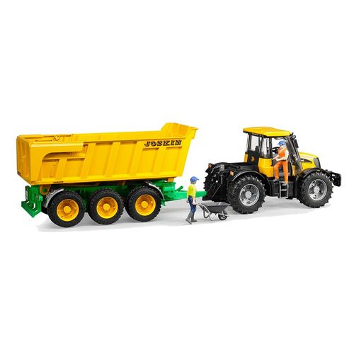 עגלה לטרקטור JOSKIN ירוקה וצהובה - Bruder JOSKIN 02212