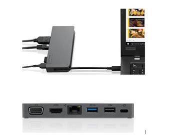 תחנת עגינה Lenovo Powered USB-C Travel Hub